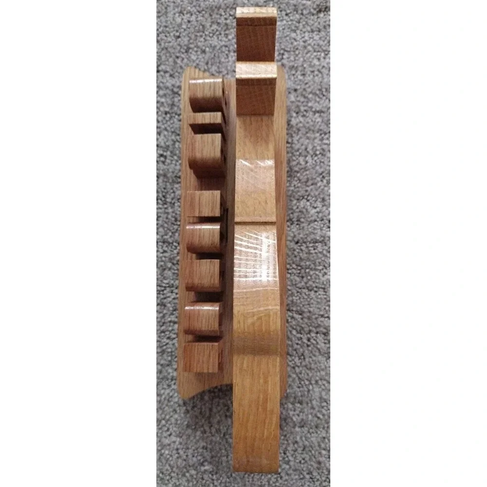Wood Carved Laser Cut Air Force Jet  Shelf Sitter Desk Plaque Military USA